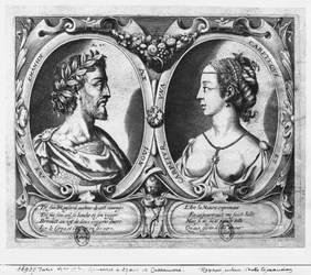 Pierre de Ronsard, im Alter von 27 Jahren und Cassandre Salviati